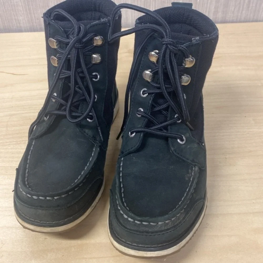 Sperry Crewcuts Dockyard Boots Chukka black boots‎ kids Size 2